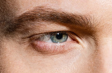 Close Up Shot Of Man S Eye Man