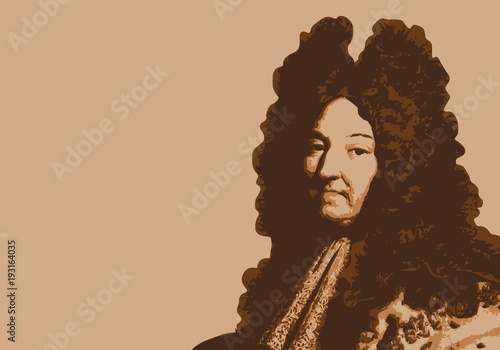 Photographie Louis XIV - portrait - roi de France - personnage historique - personnage célèbr