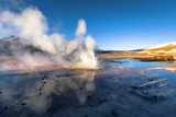 Atacama Desert, Chile - Landscape of the El Tatio geysers in the Atacama Desert, Chile