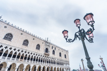 Fototapete - Doge's Palace on San Marco square, Venice, Italy