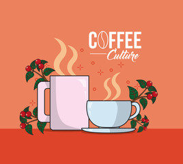 Canvas Print - Coffee culture concept