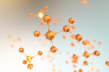 abstract molecule background