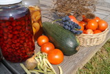 Fototapeta Kuchnia - Warzywa i owoce