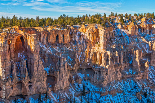 Zdjęcie XXL Krajobraz zimowy Bryce Canyon