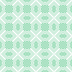 Poster - Seamless Colorful Retro Pattern Background