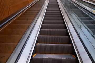 Sticker - Escalators can take people one at a time.