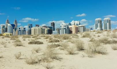 Wall Mural - Dubai, Greens area. UAE