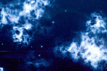 Wall Mural - high definition star field, colorful night sky space. nebula and galaxies in space. astronomy concep