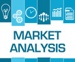 © ileezhun - Market Analysis Blue Stripes Symbols