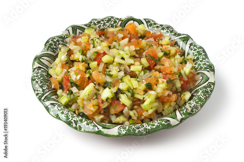 Zdjęcie XXL Marokańskie danie z mieszanych warzyw sałatka i zioła