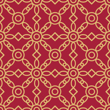 Seamless Background Southeast Asian Retro Aboriginal Traditional Art Textile Pattern Round Circle Cross Frame Line Flower