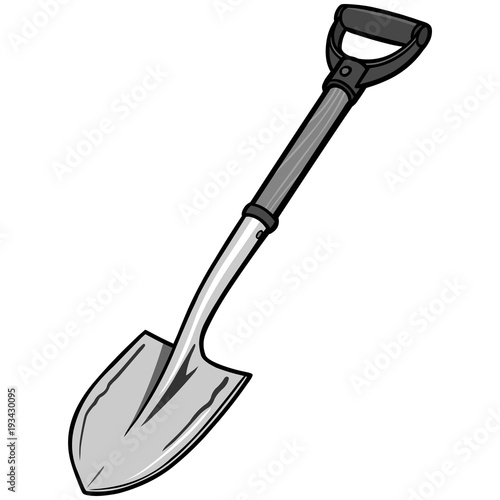 Garden Shovel Illustration A Vector Cartoon Illustration Of A Garden Shovel Buy This Stock Vector And Explore Similar Vectors At Adobe Stock Adobe Stock