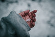 Hand with Snow