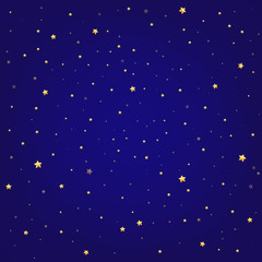 Wall Mural - night sky and stars