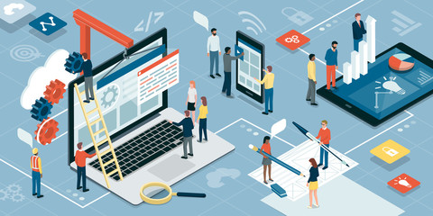 Web development, graphic design and marketing