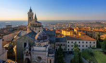 Panorama Of Bergamo Old Town, Italy