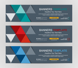 Wall Mural - abstract web banner design background or header templates
