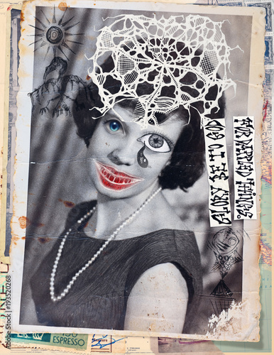 Ghost and weird. Mysterious,macabre and esoteric collage series. © Rosario Rizzo