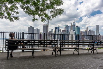 Wall Mural - Lower Manhattan from Brooklyn