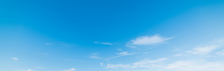 Wall Mural - blue sky with small clouds in california