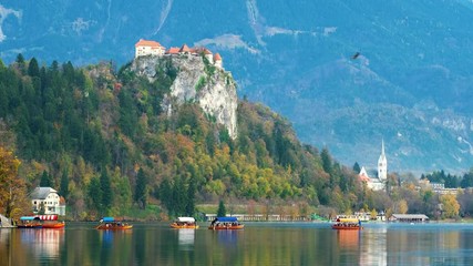 Sticker - A pletna, traditional Slovenia boat