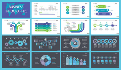 Training Charts Slide Templates Set