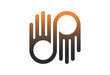 hand music notes logo