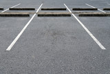 Empty parking lot