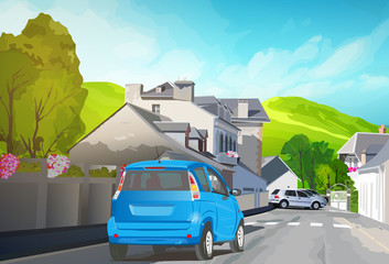 Wall Mural - Car travel