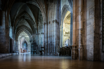 Canvas Print - Architecture and sights of the tourist city of France Caen