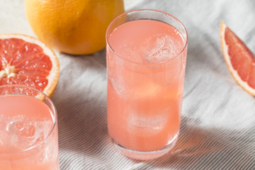 Wall Mural - Healthy Fresh Grapefruit Flavored Sparkling Water