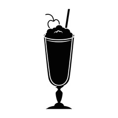 Poster - milk shake fresh icon vector illustration design