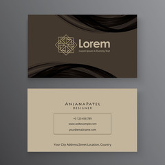 Wall Mural - Creative business card mock-up