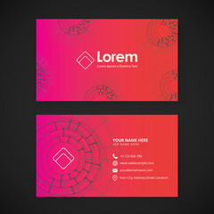 Wall Mural - Creative business card mock-up