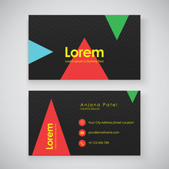 Wall Mural - Creative business card mock-up