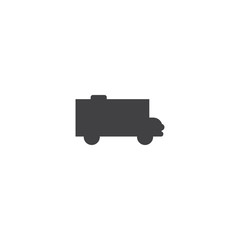 Canvas Print - van car icon. sign design