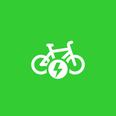 Poster - Electric bike vector