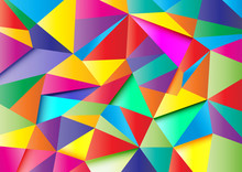 Colorful Abstract Polygon 1