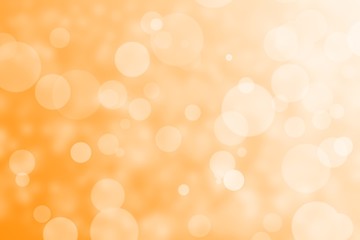 Abstract orange bokeh background