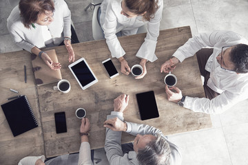 Group of business people working in the office