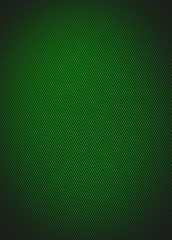 Green diagonal striped background texture with dark vignette with an empty space for text.