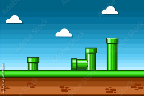 Photo  Old device display classic arcade style