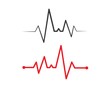 © devankastudio - heart beat line vector