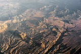 Fototapeta Do pokoju - Aerial view of mountain ranges in Spain