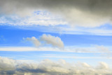 Fototapeta Niebo - Cloudy frame in blue sky