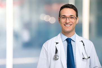 Smiling doctor