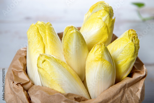 Cuadros en Lienzo raw organic belgian or french endive
