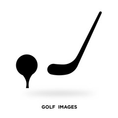 Poster - golf images silhouette