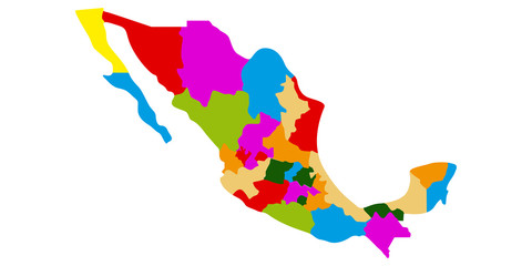  Political map of Mexico
