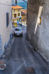 Narrow winding street